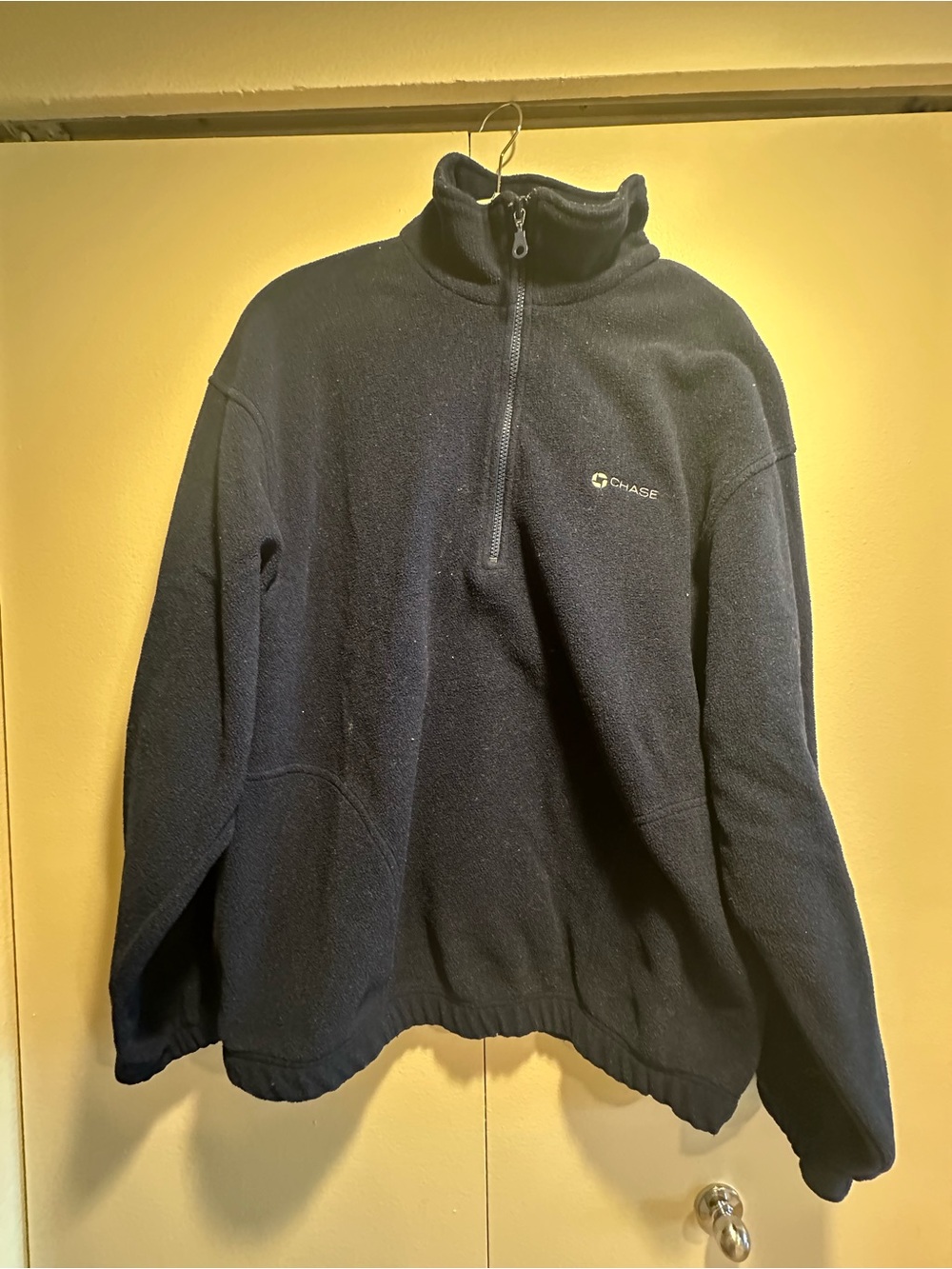 Chase Men's Dark Navy Half-Zip Fleece Pullover